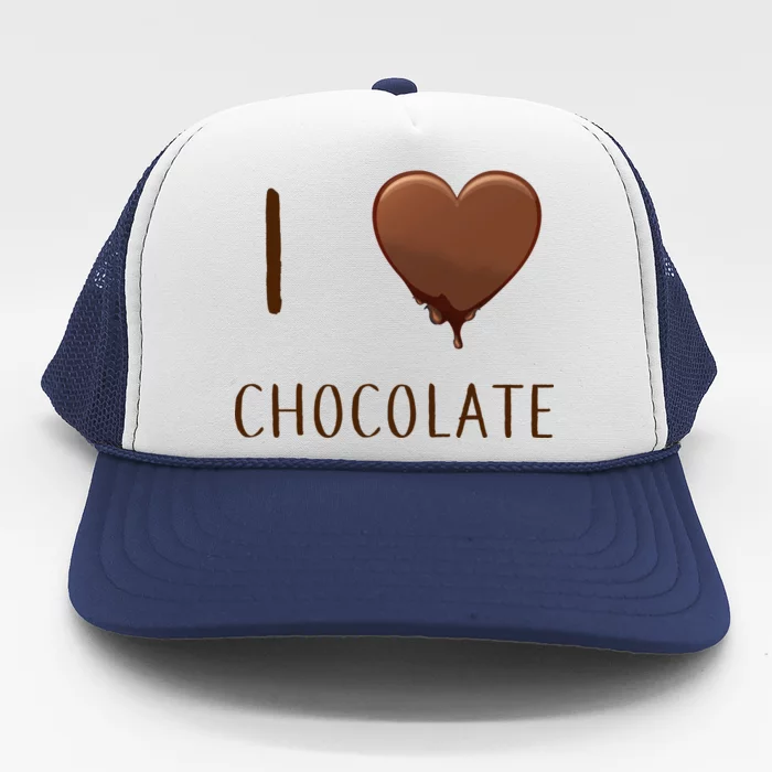 I Love Chocolate Trucker Hat