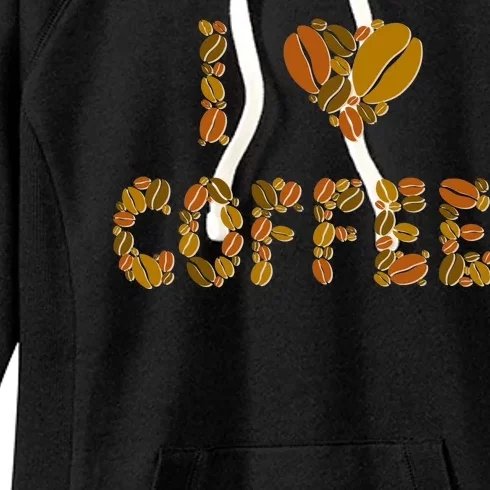 I Love Coffee Women's Fleece Hoodie