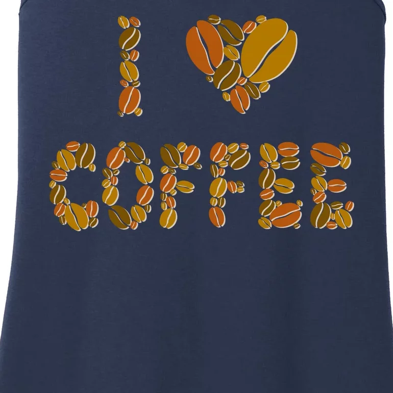 I Love Coffee Ladies Essential Tank