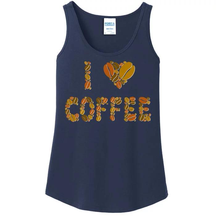 I Love Coffee Ladies Essential Tank