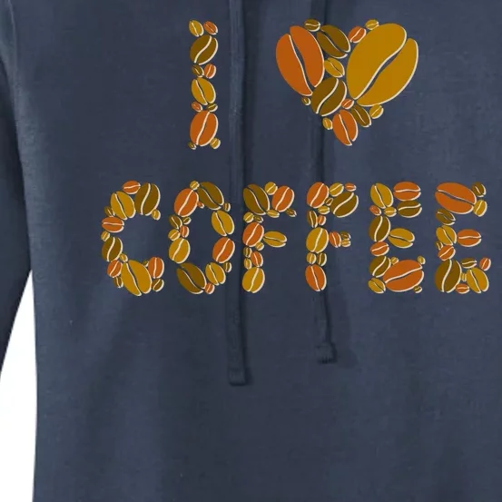 I Love Coffee Women's Pullover Hoodie