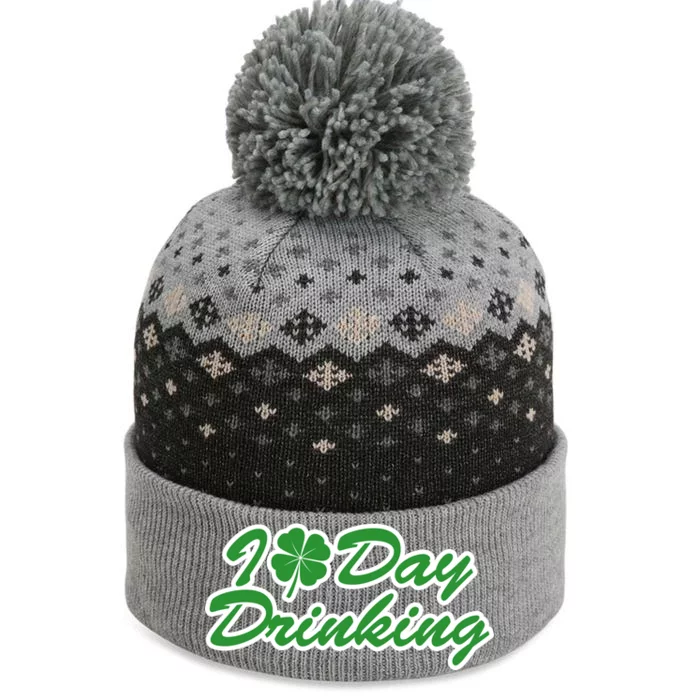 I Love Day Drinking The Baniff Cuffed Pom Beanie