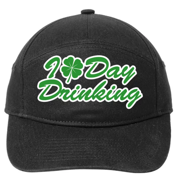 I Love Day Drinking 7-Panel Snapback Hat