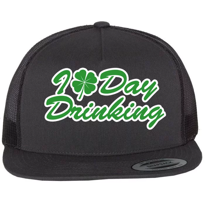 I Love Day Drinking Flat Bill Trucker Hat