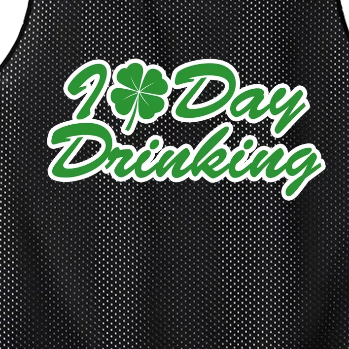 I Love Day Drinking Mesh Reversible Basketball Jersey Tank