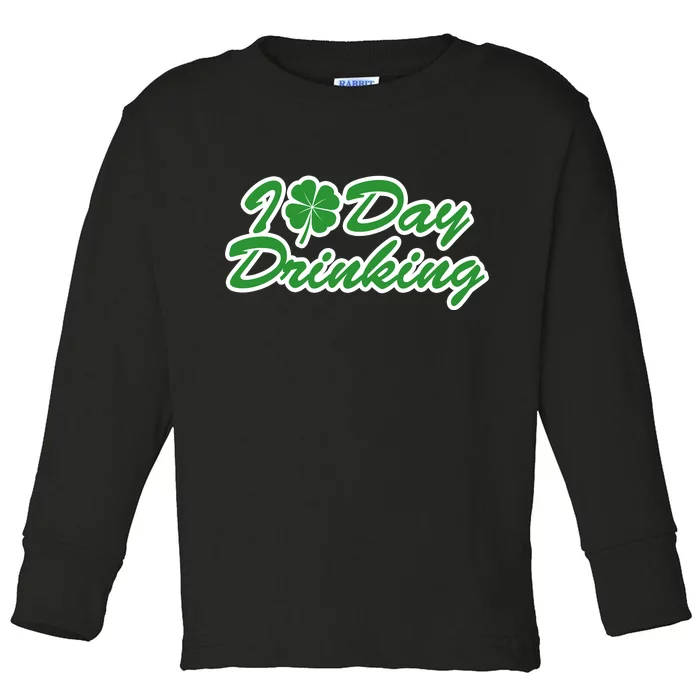 I Love Day Drinking Toddler Long Sleeve Shirt