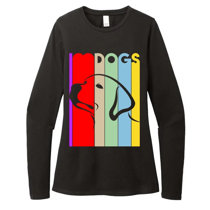 I Love Dogs Cute Dog Lovers Womens CVC Long Sleeve Shirt