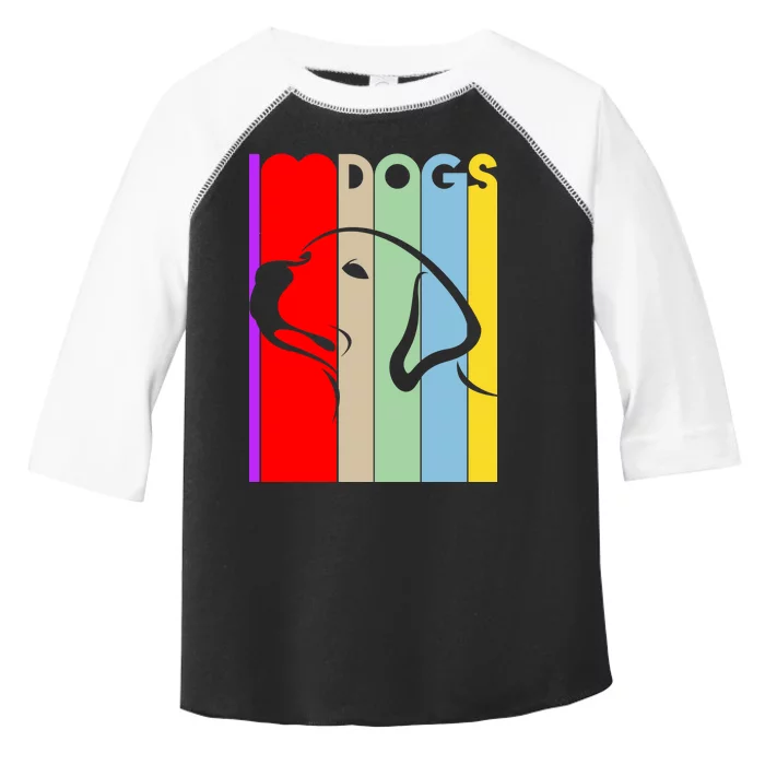 I Love Dogs Cute Dog Lovers Toddler Fine Jersey T-Shirt