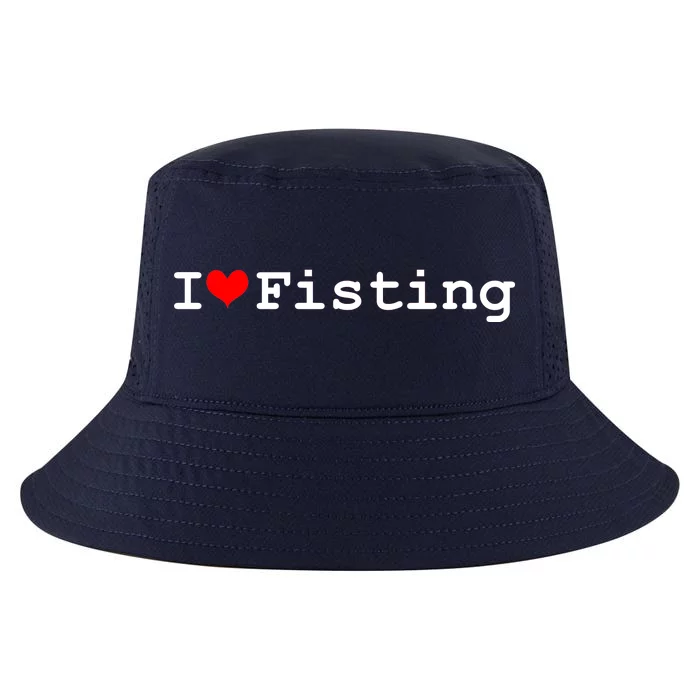 I Love Fisting Cool Comfort Performance Bucket Hat