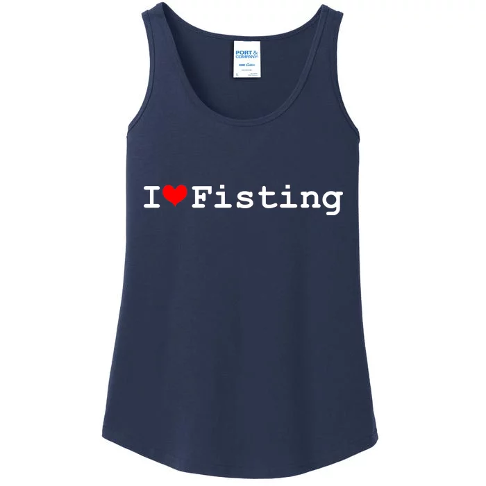 I Love Fisting Ladies Essential Tank