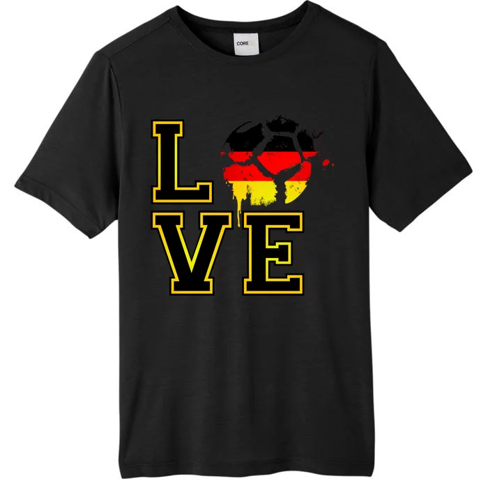 I Love Germany Futbol Soccer ChromaSoft Performance T-Shirt