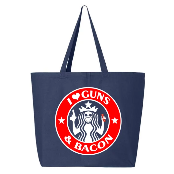 I Love Guns And Bacon 25L Jumbo Tote