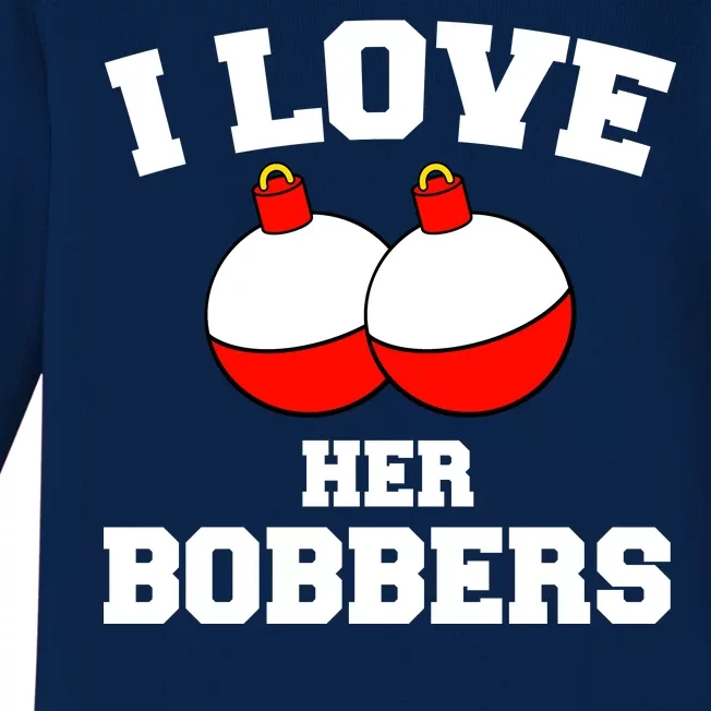 I Love Her Boobers Baby Long Sleeve Bodysuit