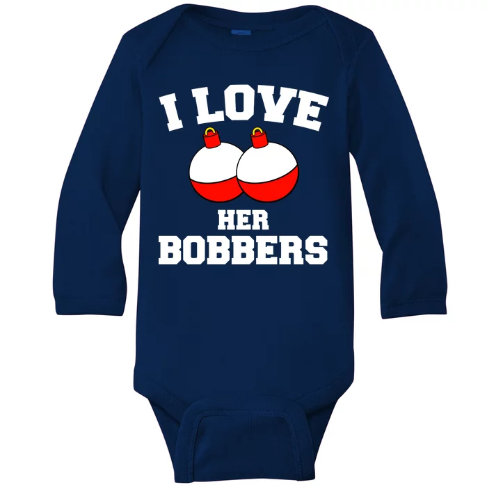 I Love Her Boobers Baby Long Sleeve Bodysuit