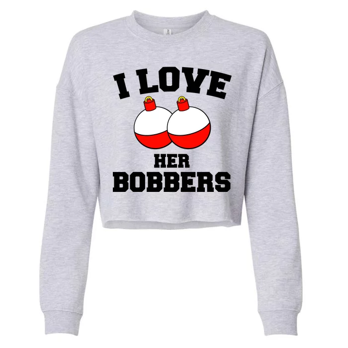 I Love Her Boobers Cropped Pullover Crew