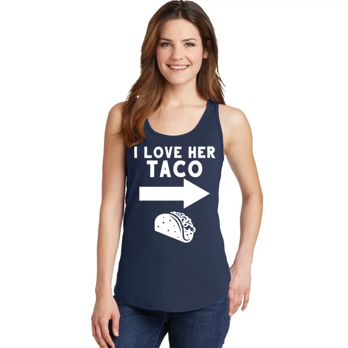 I Love Her Taco Ladies Essential Tank