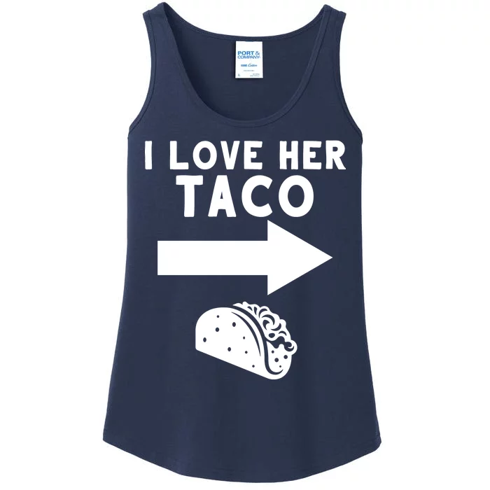 I Love Her Taco Ladies Essential Tank