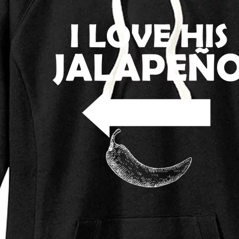 I Love His Jalapeno Women's Fleece Hoodie