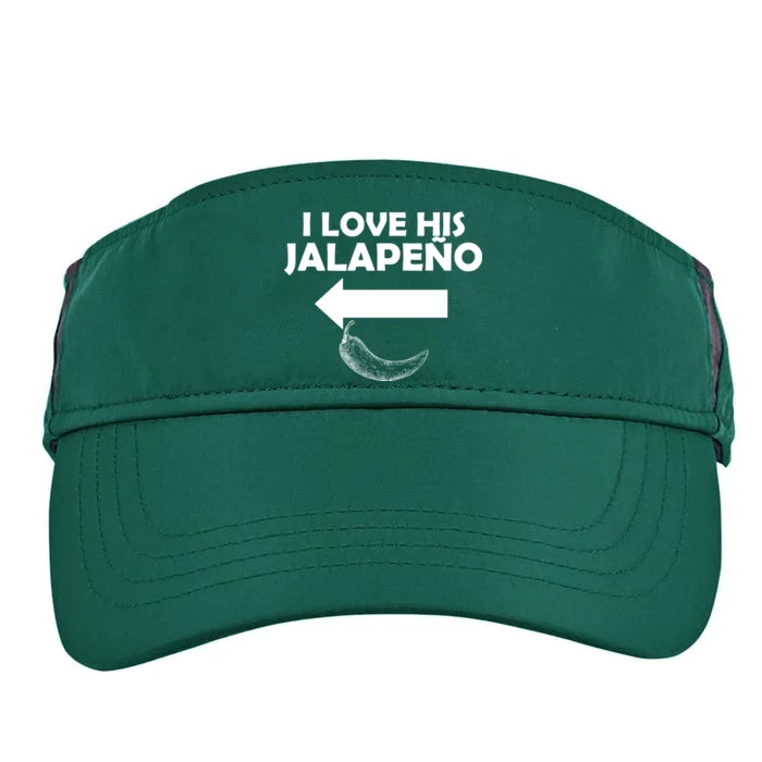 I Love His Jalapeno Adult Drive Performance Visor