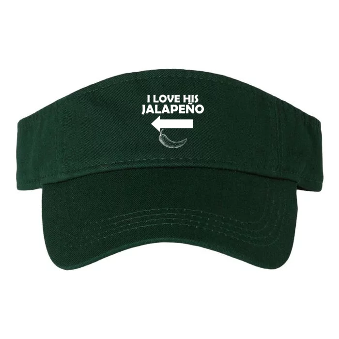 I Love His Jalapeno Valucap Bio-Washed Visor