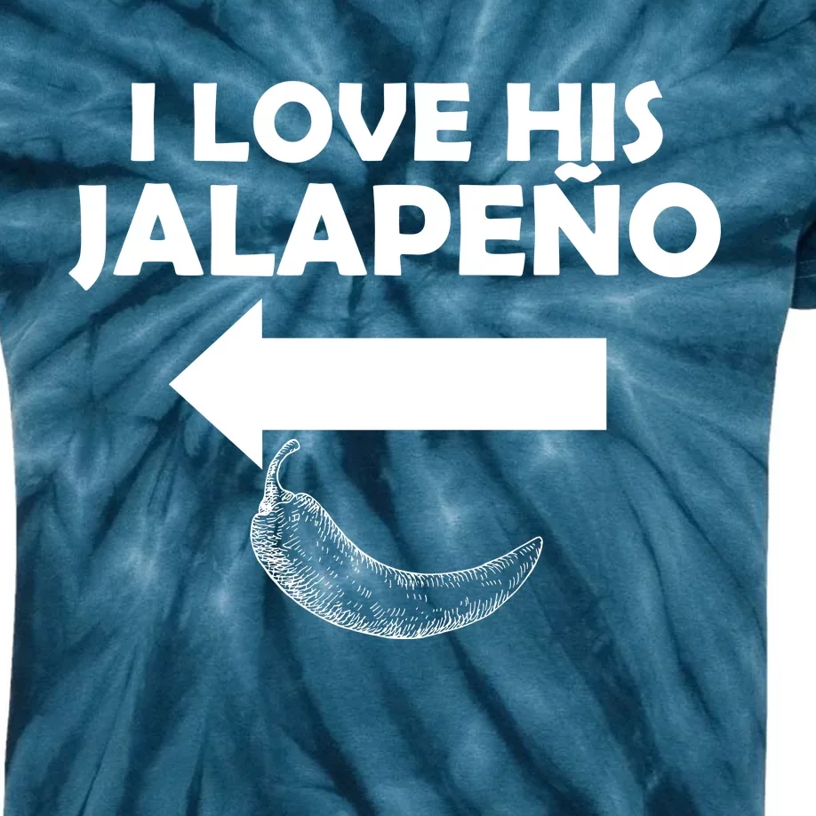 I Love His Jalapeno Kids Tie-Dye T-Shirt