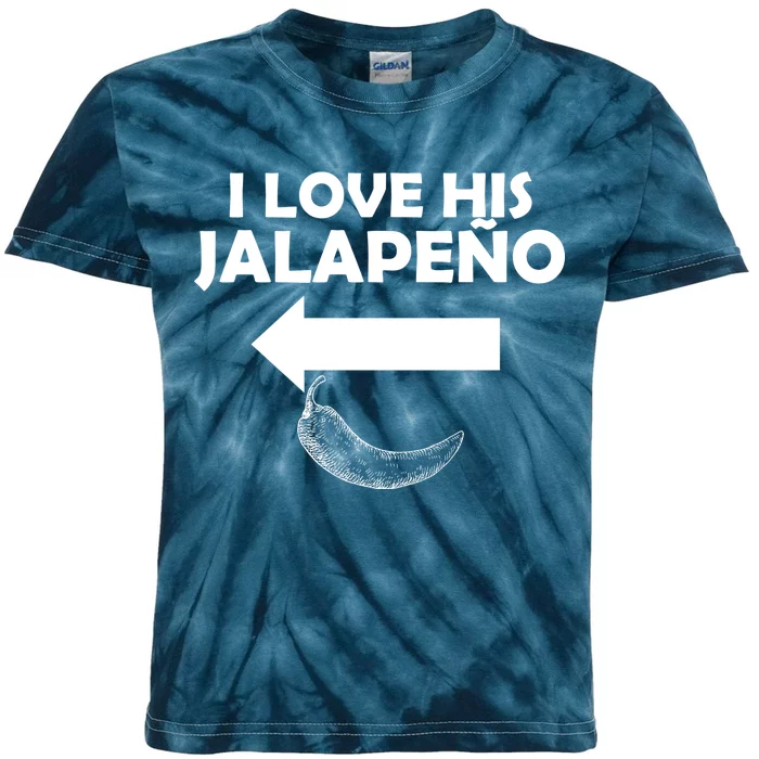 I Love His Jalapeno Kids Tie-Dye T-Shirt