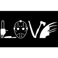 I Love Horror Movies Scary Bumper Sticker