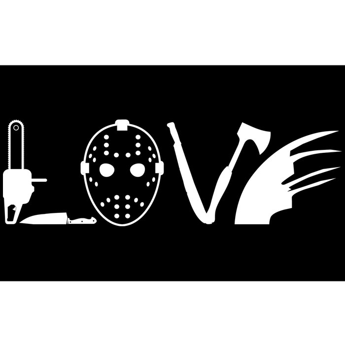 I Love Horror Movies Scary Bumper Sticker