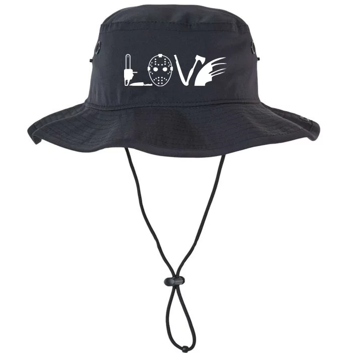 I Love Horror Movies Scary Legacy Cool Fit Booney Bucket Hat