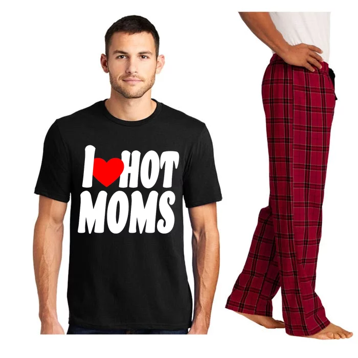 I Love Hot Moms Heart Hot Mothers Pajama Set