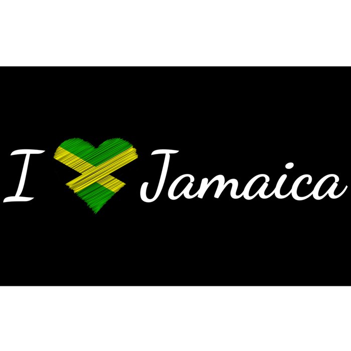 I Love Jamaica Bumper Sticker