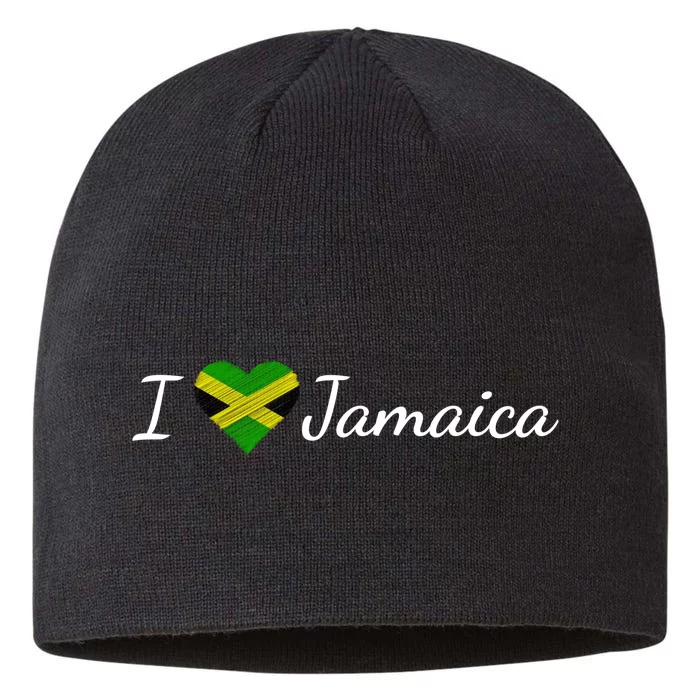 I Love Jamaica 8 1/2in Sustainable Knit Beanie