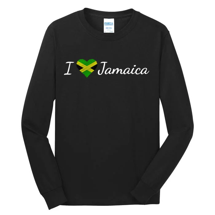 I Love Jamaica Tall Long Sleeve T-Shirt