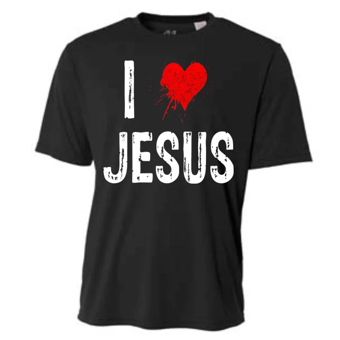 I Love Jesus Cooling Performance Crew T-Shirt