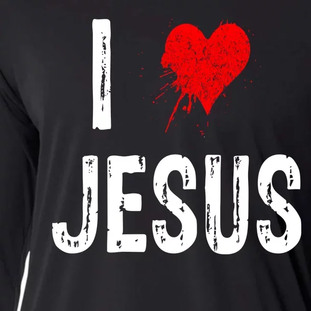 I Love Jesus Cooling Performance Long Sleeve Crew