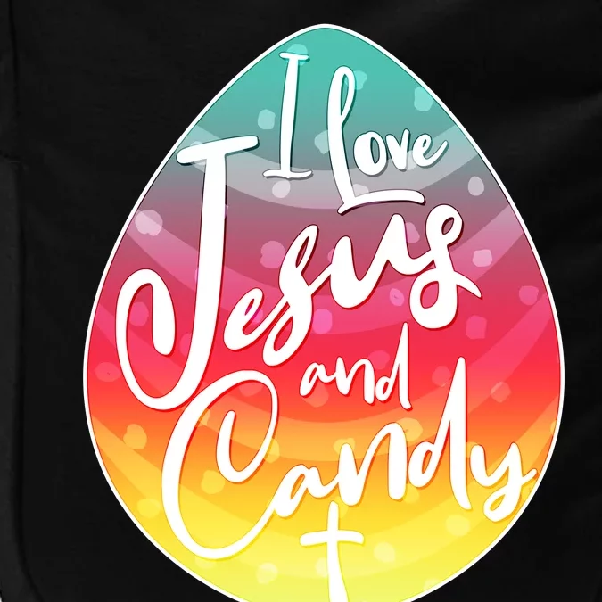 I Love Jesus And Candy Impact Tech Backpack