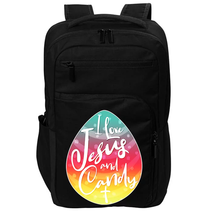 I Love Jesus And Candy Impact Tech Backpack