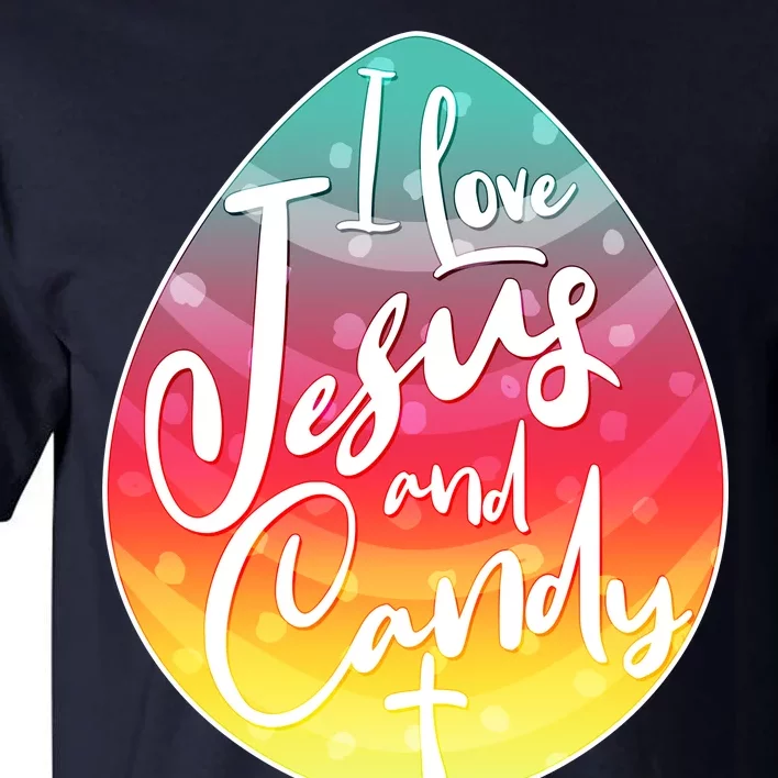 I Love Jesus And Candy Tall T-Shirt