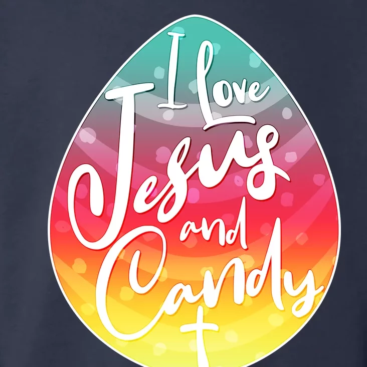 I Love Jesus And Candy Toddler Hoodie