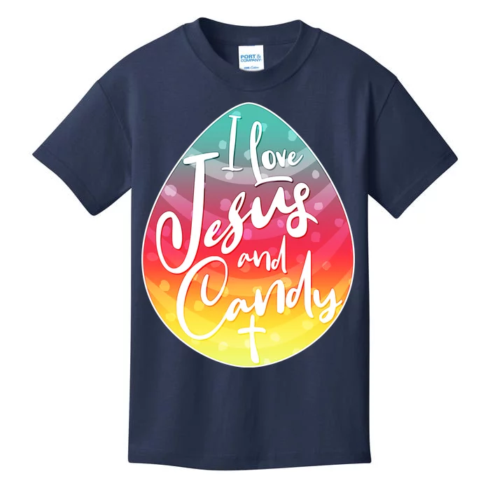 I Love Jesus And Candy Kids T-Shirt