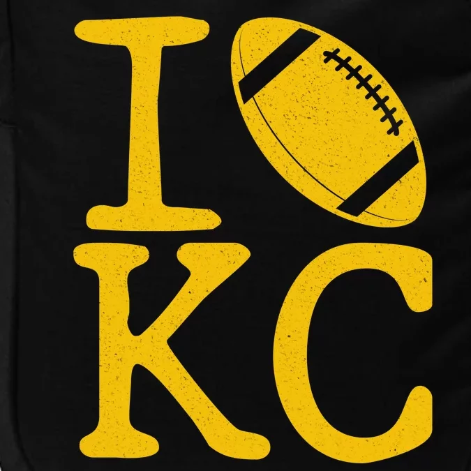 I Love Kansas City Football Fan Impact Tech Backpack