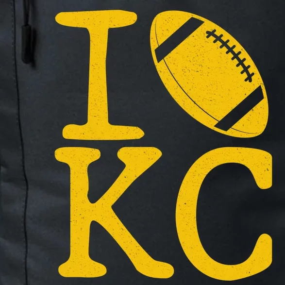 I Love Kansas City Football Fan Daily Commute Backpack