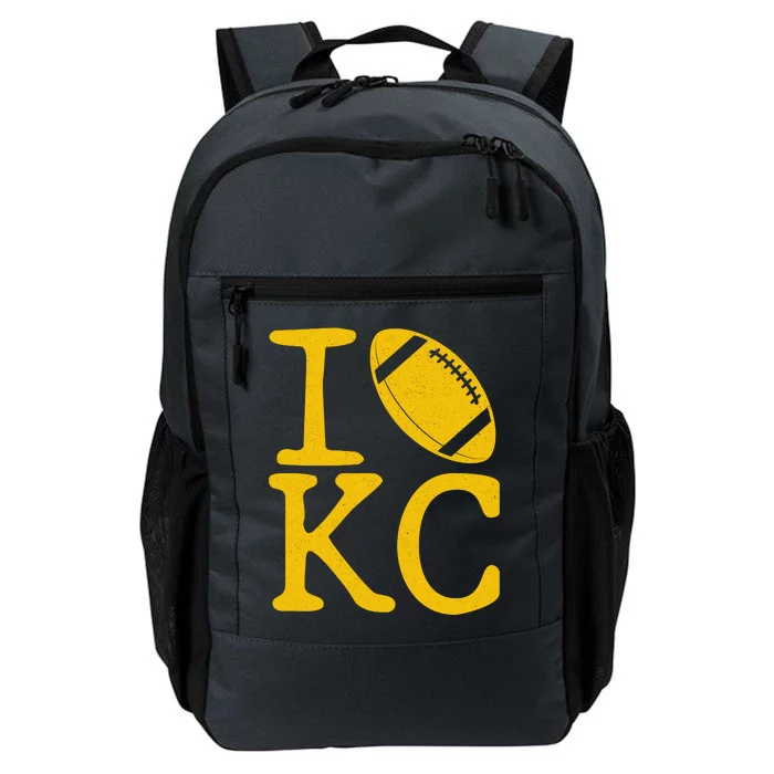 I Love Kansas City Football Fan Daily Commute Backpack