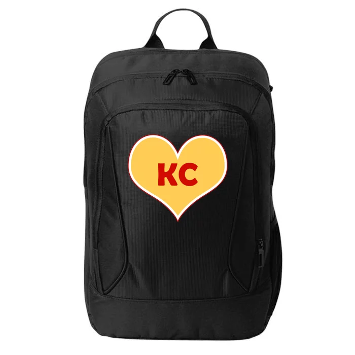 I Love Kansas City KC Football Heart City Backpack