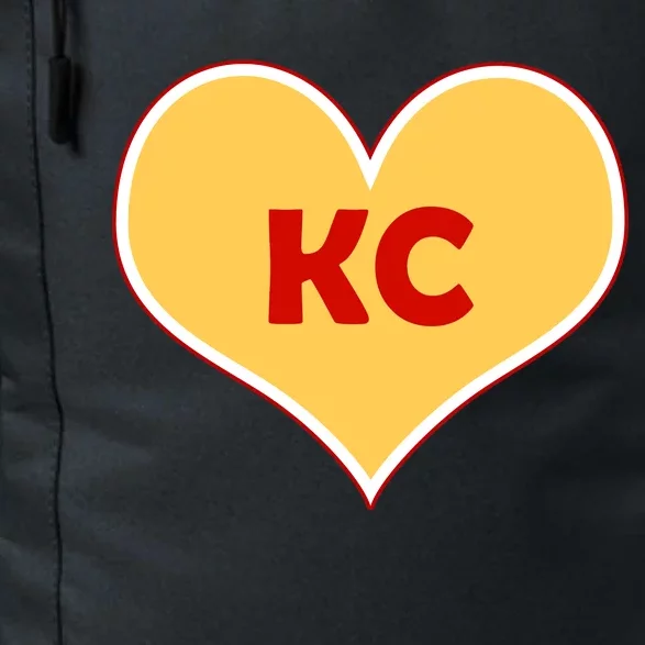 I Love Kansas City KC Football Heart Daily Commute Backpack