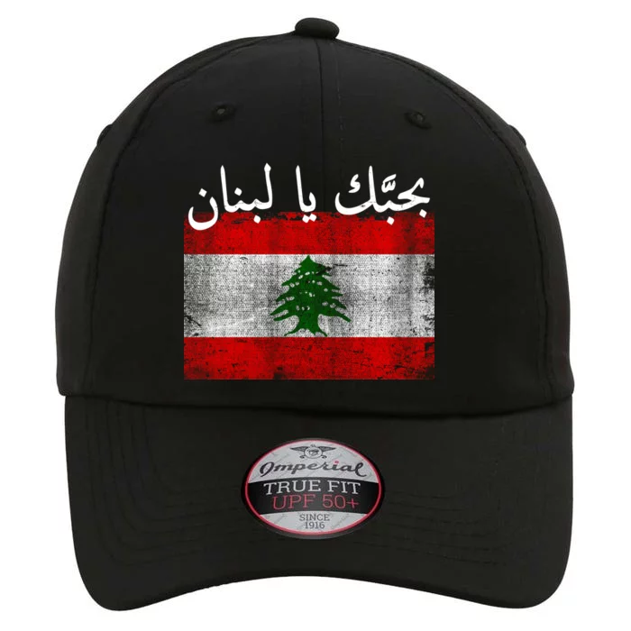 I Love Lebanon Distressed Flag Support The Original Performance Cap