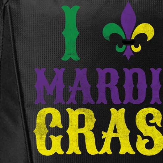 I Love Mardi Gras City Backpack