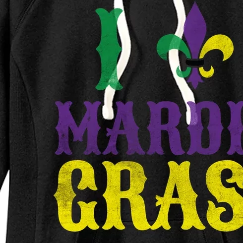 I Love Mardi Gras Women's Fleece Hoodie