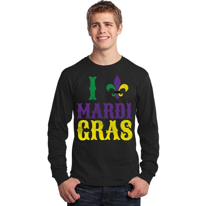 I Love Mardi Gras Tall Long Sleeve T-Shirt