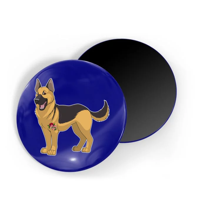 I Love Mom Tattoo German Shepard Magnet